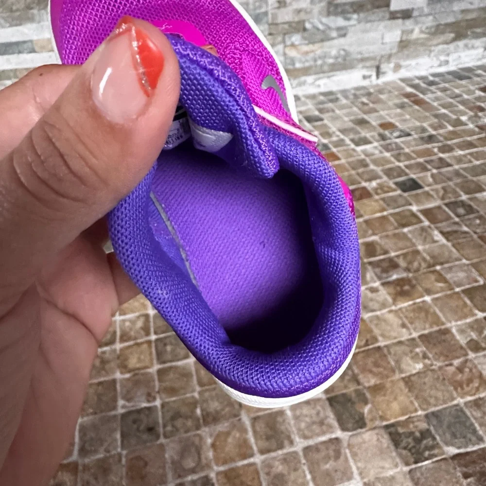 Nike Kids Fuchsia and Violet Sneakers
